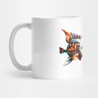 Painting cartoon fish Mug